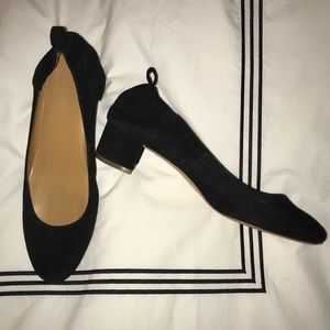 J. Crew Anya Suede Block Heels